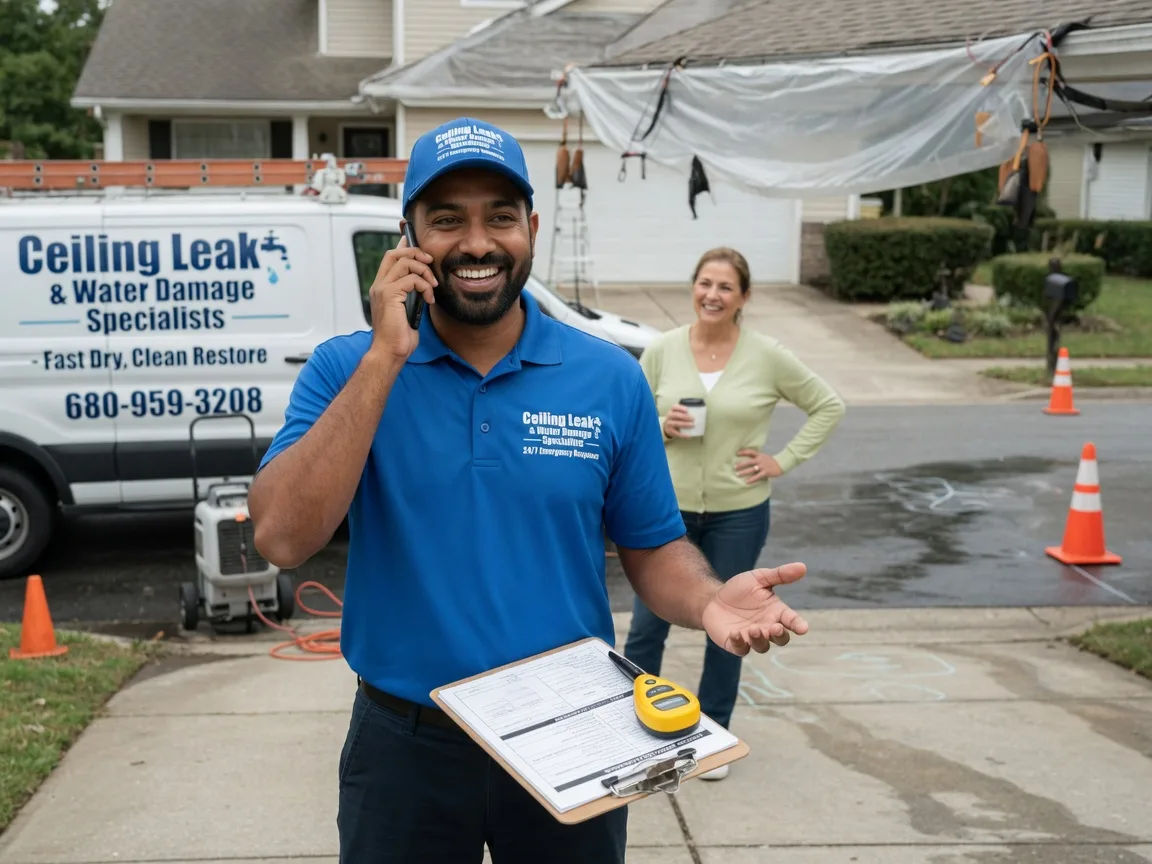 Ceiling Leak Cleanup Islandton, SC FAQs